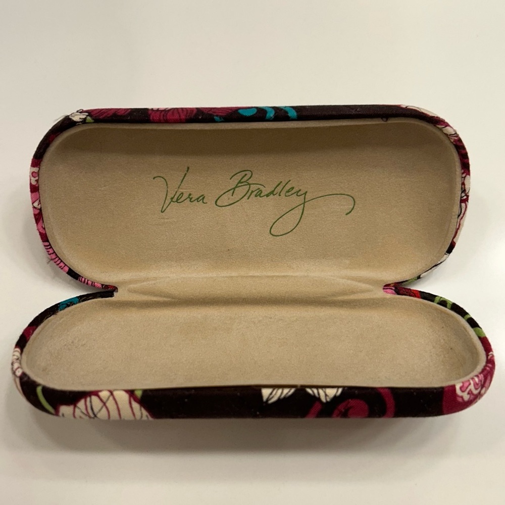 Vera Bradley clamshell eye glass case - Picture 4 of 5